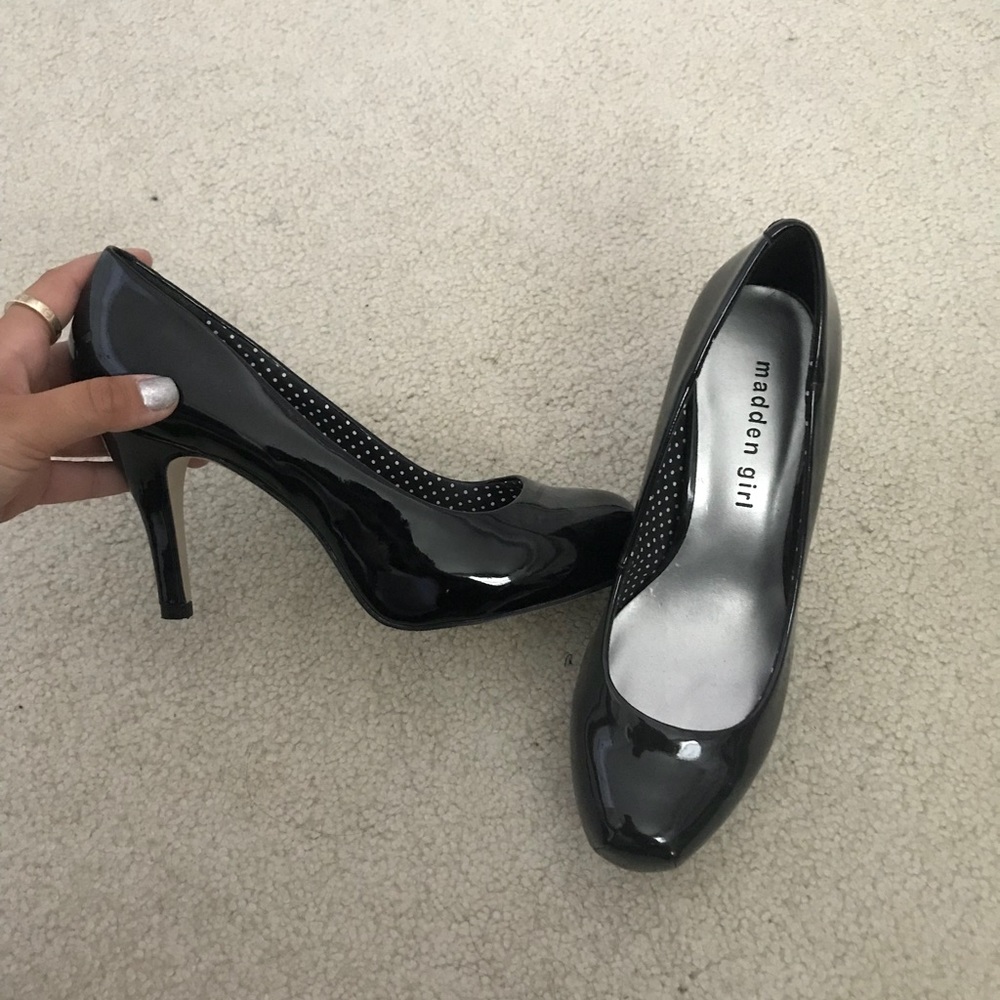 black heels
